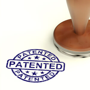 Patented Stamp Showing Registered Patent